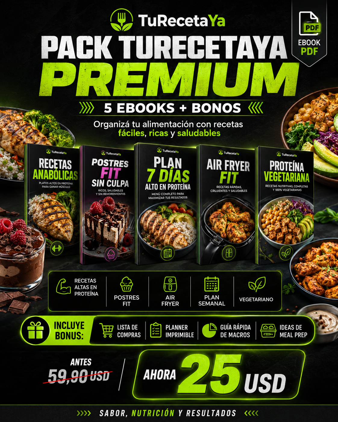 Pack 5 Ebook mas Bonos